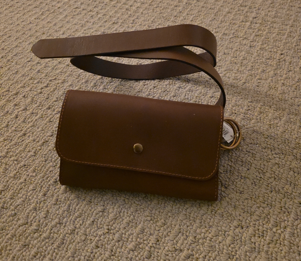 Banana Republic Dark Brown Belt Bag